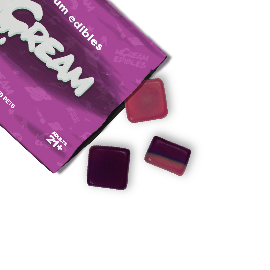 THC Infused micro-dose gummies.